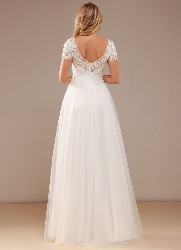 Robe Dentelle Tulle Fluide - gallery 4