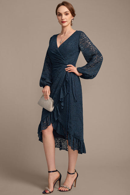 Robe Velours Dentelle - gallery 4