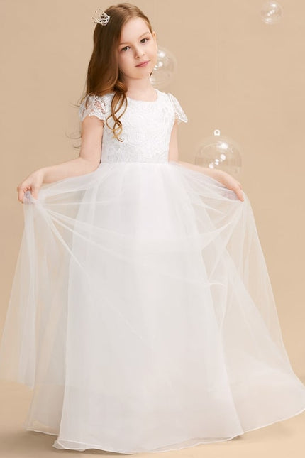 Robe Dentelle Blanche Légère - gallery 2