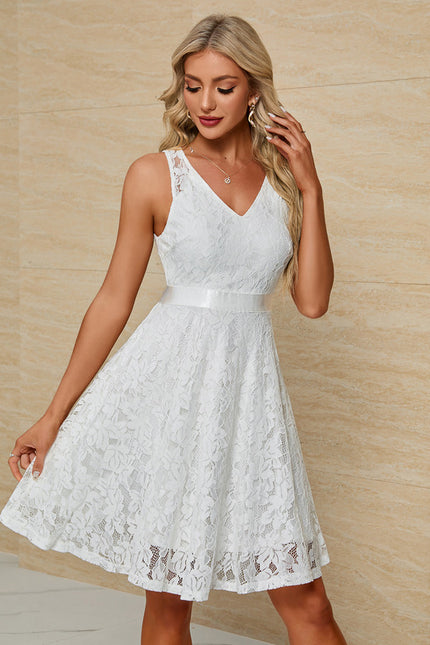 Robe Blanche Dentelle Anglaise - gallery 4