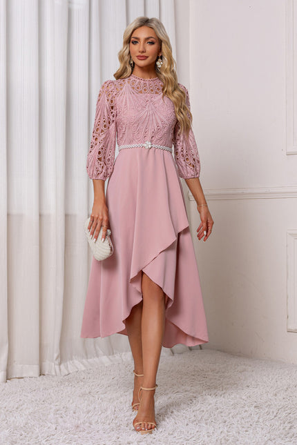 Robe Dentelle Asymétrique - gallery 5