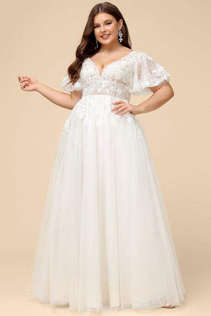 Robe Dentelle Éthérée Perlée - gallery 6