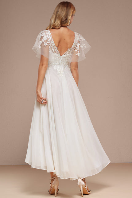 Robe Dentelle Aérienne Florale - gallery 6