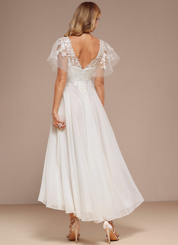 Robe Dentelle Aérienne Florale - gallery 6
