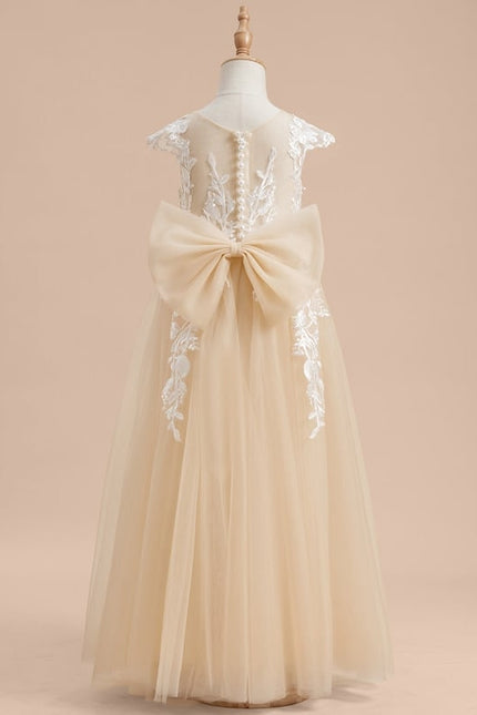 Robe Dentelle Élégance Florale Douce - gallery 3