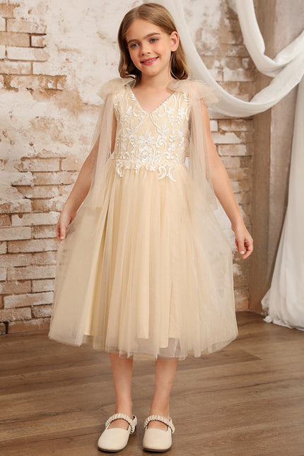 Robe Dentelle Champagne - gallery 8