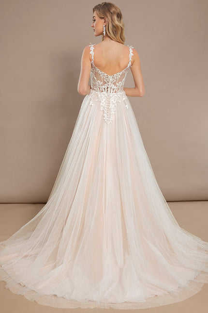 Robe Dentelle Tulle Délicate - gallery 6