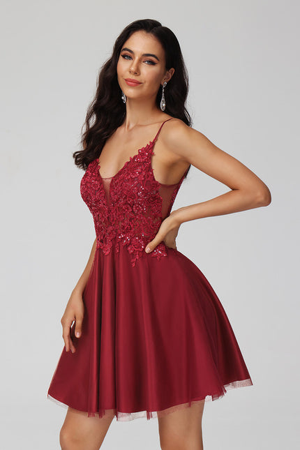 Robe Cocktail Bustier Dentelle - gallery 4