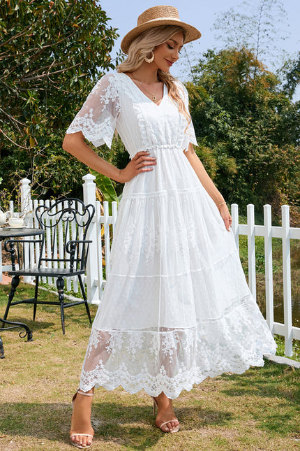 Robe De Plage Dentelle - gallery 3