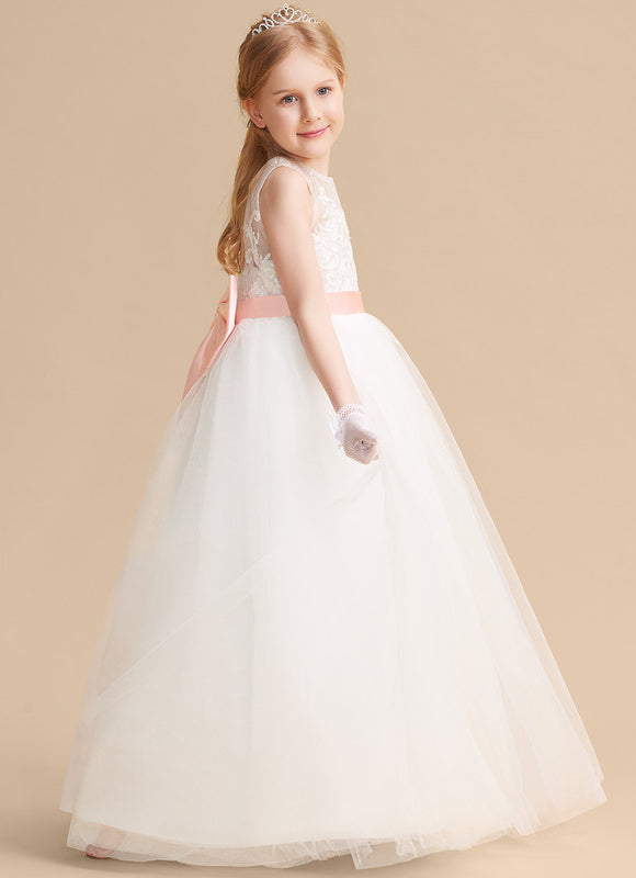 Robe Dentelle Enfant Tulle Luxe - gallery 2