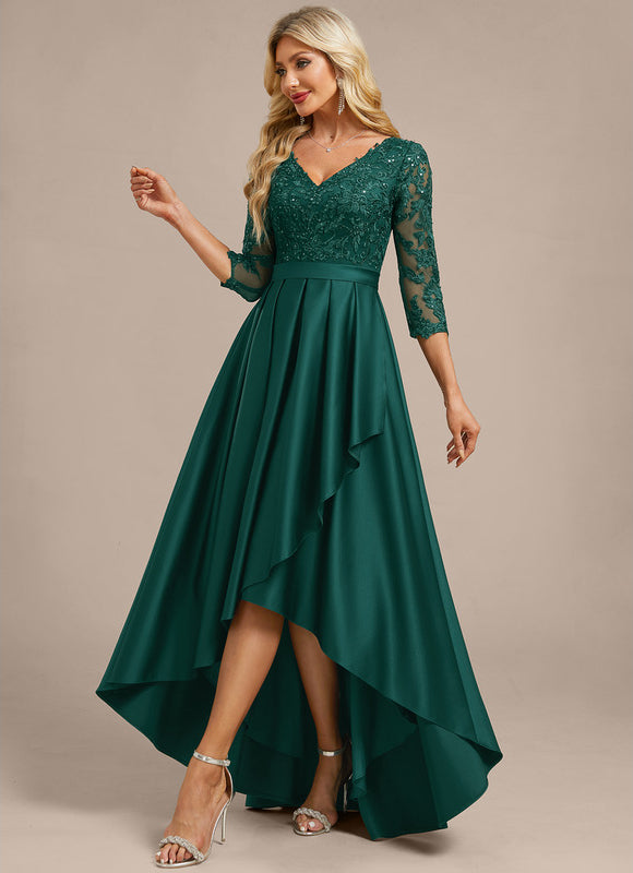 Robe De Soirée Dentelle Dos Nu - gallery 3