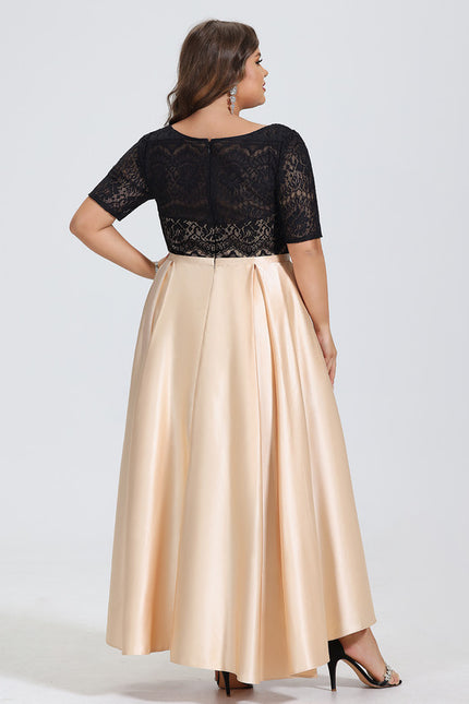 Robe Dentelle Asymétrique Chic - gallery 6