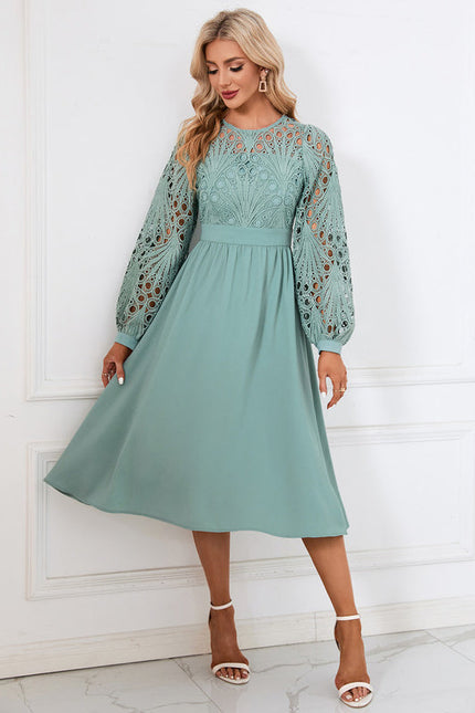 Robe Dentelle Sans Manches - gallery 5