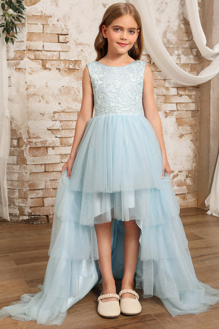 Robe Dentelle Tulle Bleu Ciel
