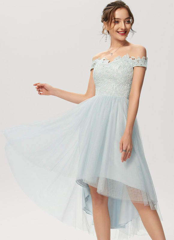Robe Dentelle Tulle Aquatique