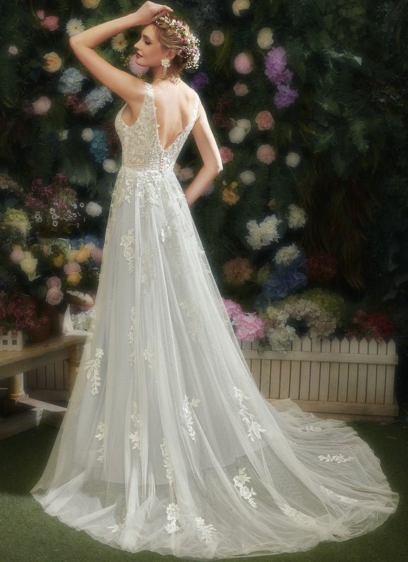 Robe Dentelle Tulle Éclatante