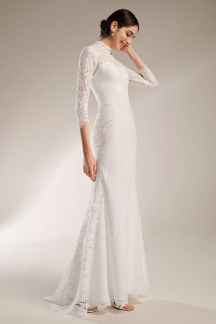 Robe Dentelle Sirène Chic - gallery 1