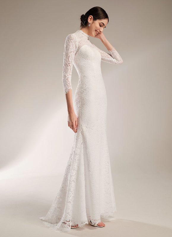 Robe Dentelle Sirène Chic - gallery 1