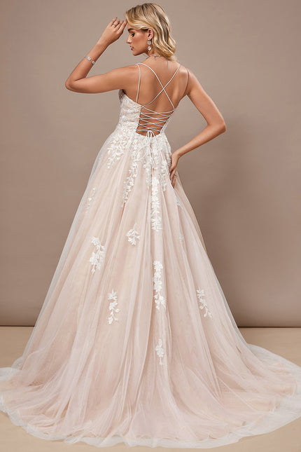 Robe Dentelle Princesse Tulle Floral - gallery 7