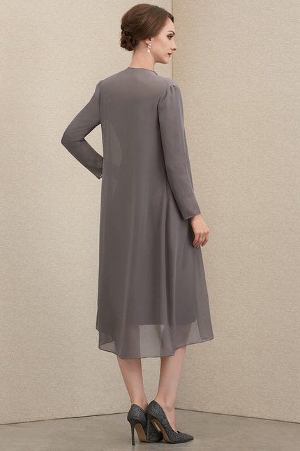 Robe Dentelle Élégante Brodée - gallery 3