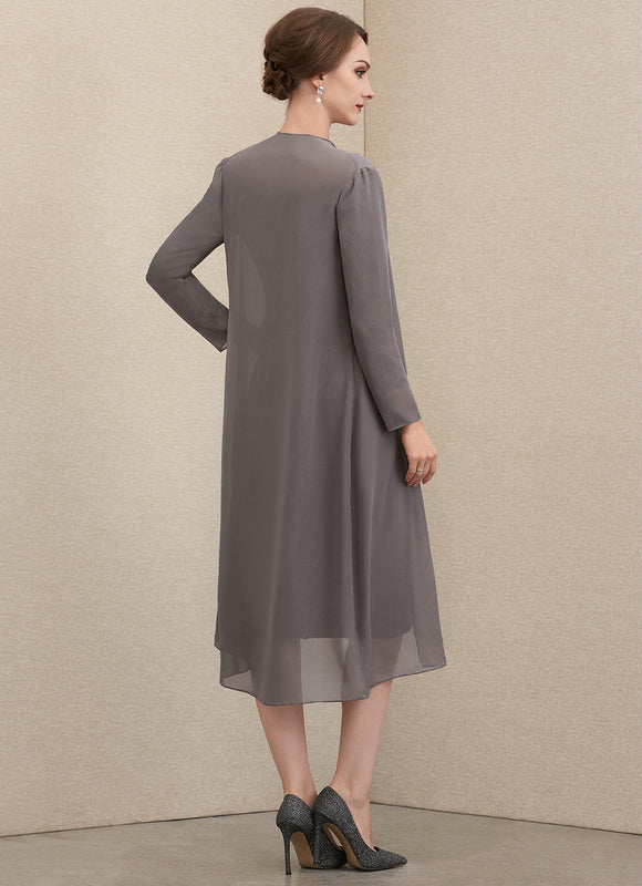Robe Dentelle Élégante Brodée - gallery 3