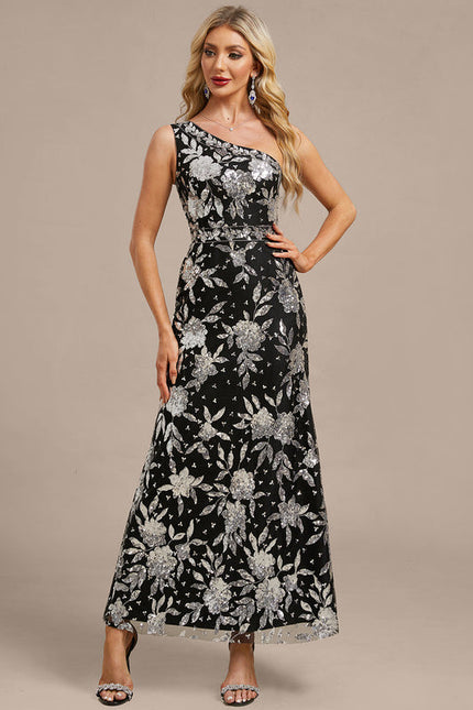 Robe Paillette Dentelle - gallery 6