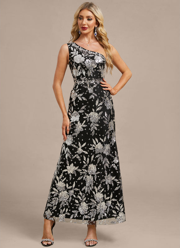 Robe Paillette Dentelle - gallery 6