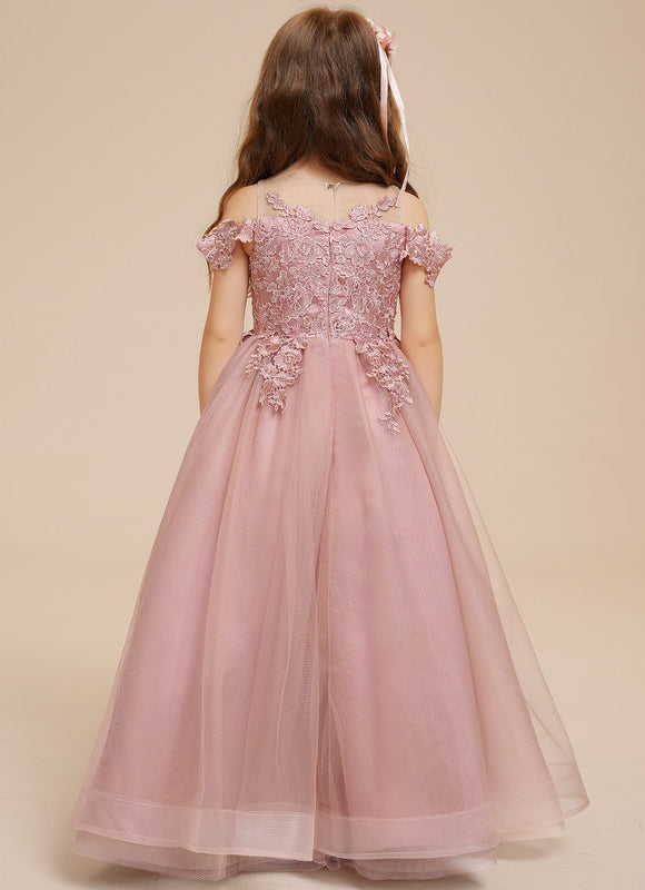 Robe Dentelle Boheme Rose - gallery 5