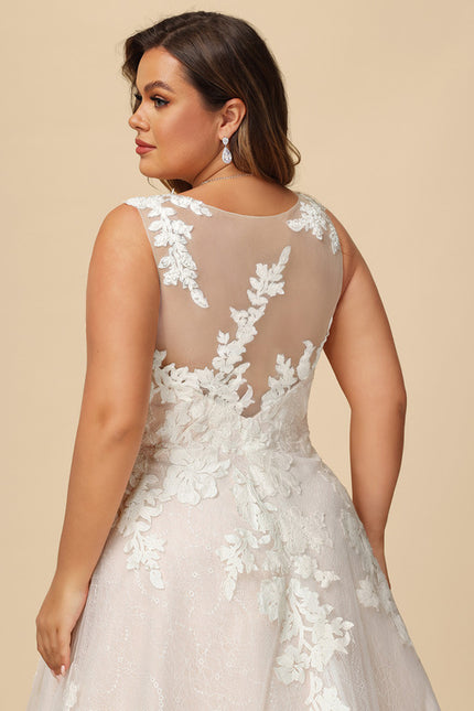 Robe Dentelle Éblouissante Florale - gallery 9