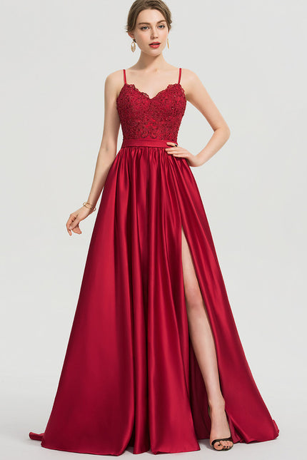 Robe Dentelle Ébène Rubis