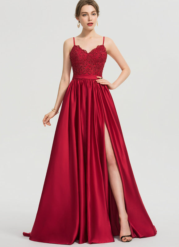 Robe Dentelle Ébène Rubis