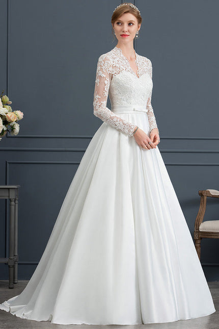 Robe Dentelle Voile Étoilé - gallery 2