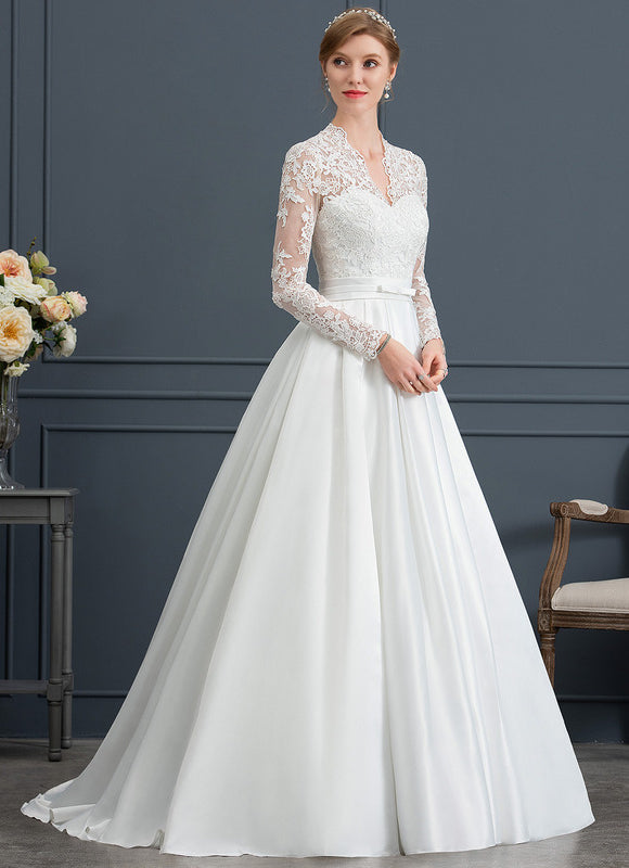 Robe Dentelle Voile Étoilé - gallery 2