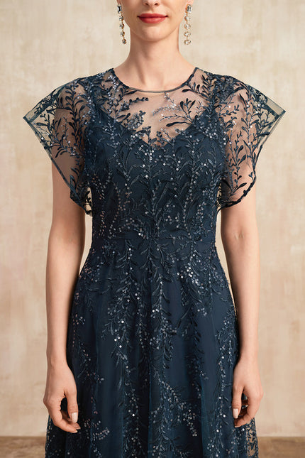 Robe Dentelle Éclat Océanique - gallery 4