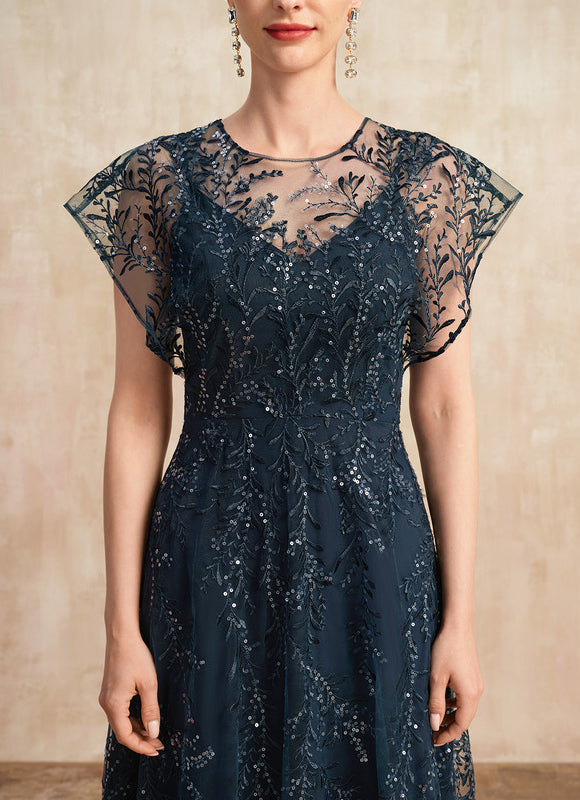 Robe Dentelle Éclat Océanique - gallery 4