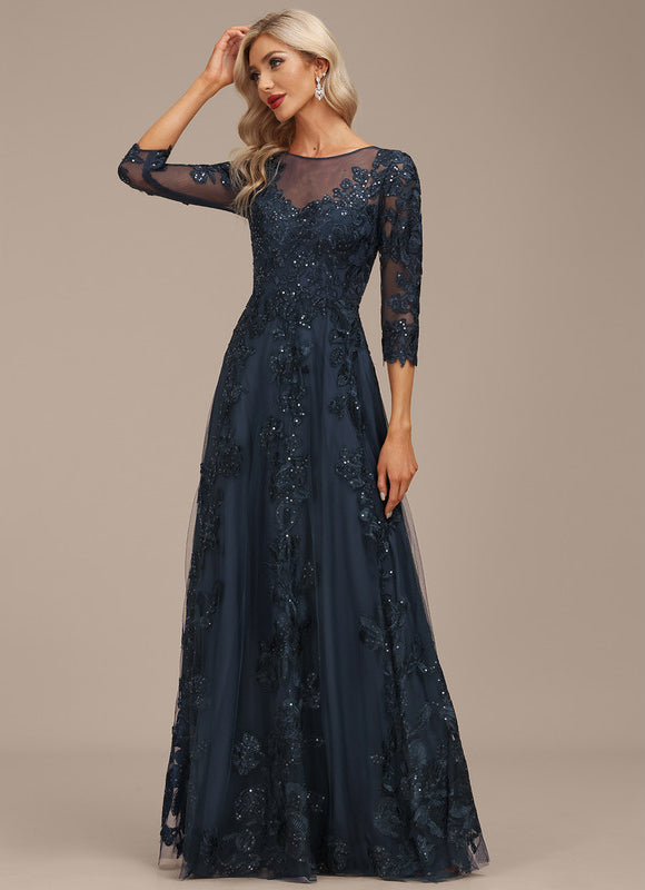 Robe Dentelle Éclat Océanique - gallery 1