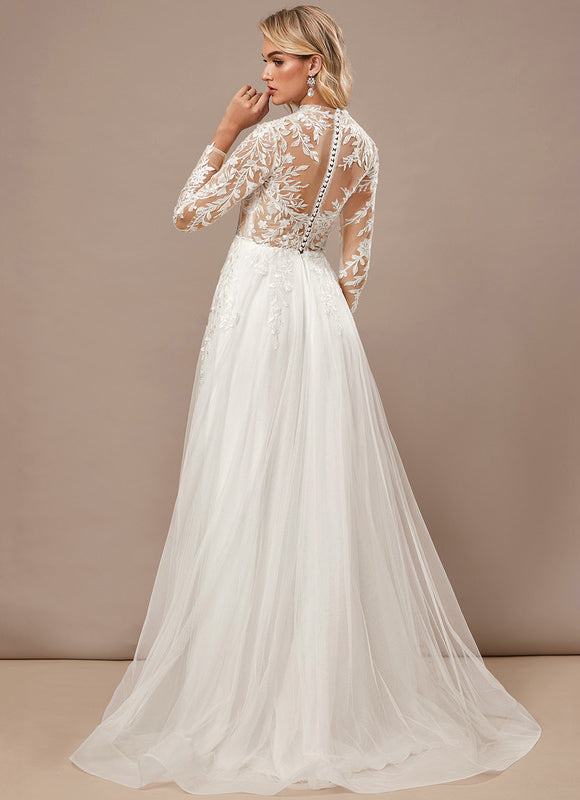 Robe Mariee Tulle Et Dentelle - gallery 5