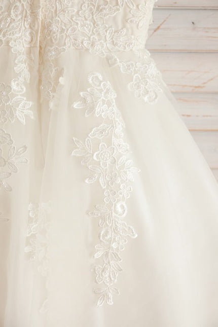 Robe De Bapteme Dentelle Ancienne - gallery 9