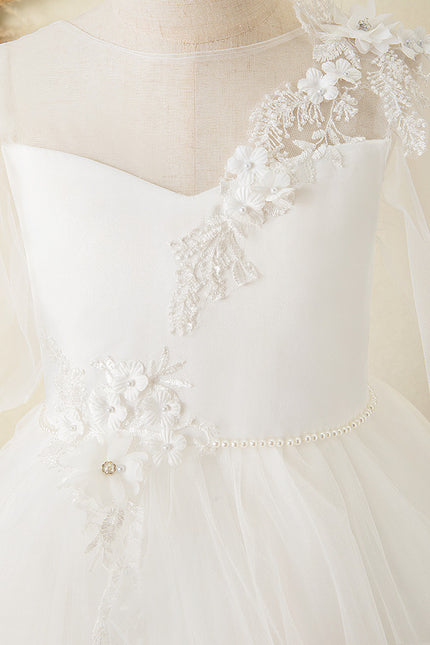 Robe Dentelle Cérémonie Aérienne - gallery 4