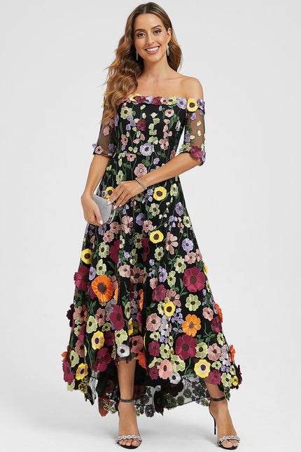 Robe Dentelle Bohème Éclatante - gallery 2