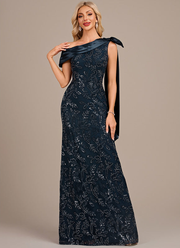 Robe Dentelle Satin Pailletée