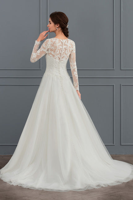 Robe Dentelle Mariage Tulle - gallery 3