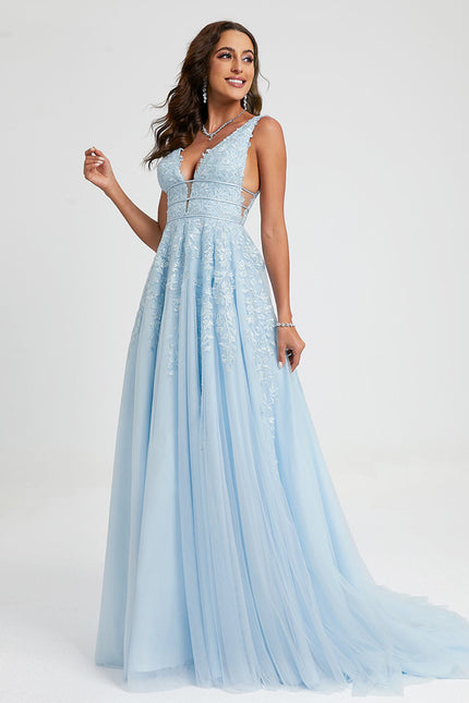 Robe Dentelle Azur Délicate - gallery 4