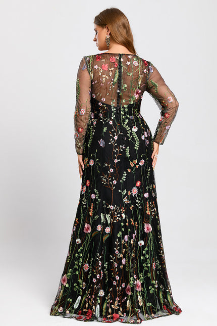 Robe Dentelle Florale Éthérée - gallery 9