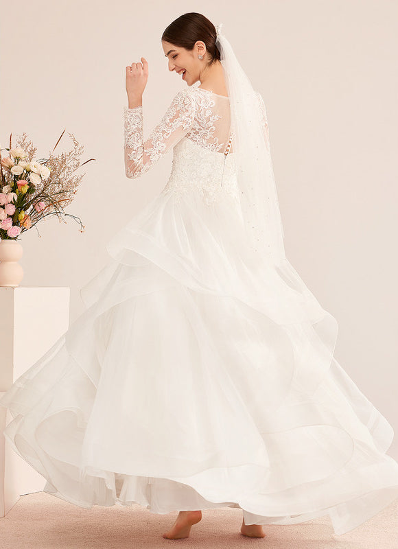 Robe Dentelle Nuptiale Aérienne - gallery 6