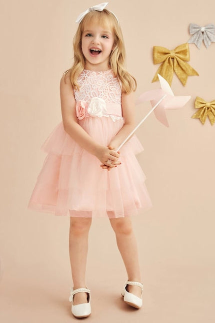 Robe Mariage Rose Dentelle - gallery 3
