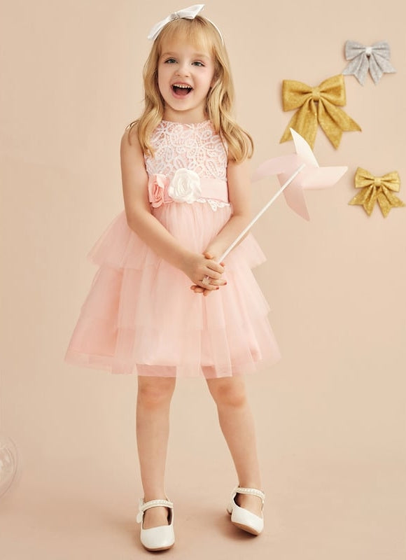 Robe Mariage Rose Dentelle - gallery 3