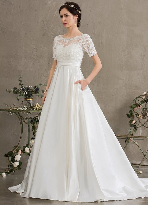 Robe Mariee Champetre Dentelle - gallery 4