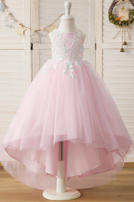 Robe Dentelle Asymétrique Fleurie