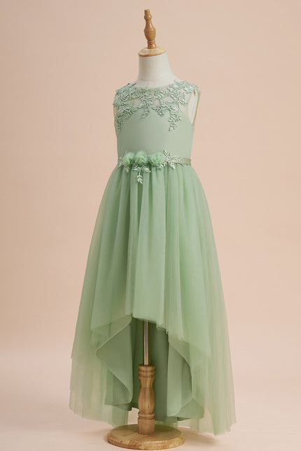 Robe Dentelle Émeraude Enchantée